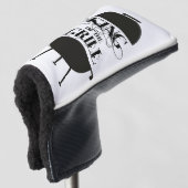 Koning van de Gril Golfheadcover (3/4 voorkant)