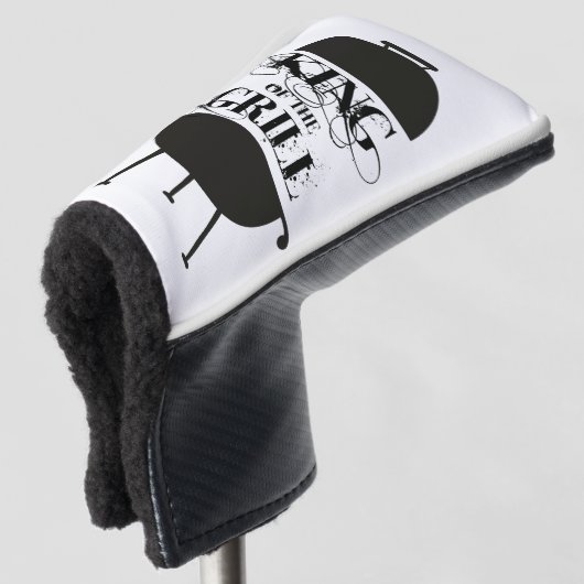 Koning van de Gril Golfheadcover (3/4 voorkant)