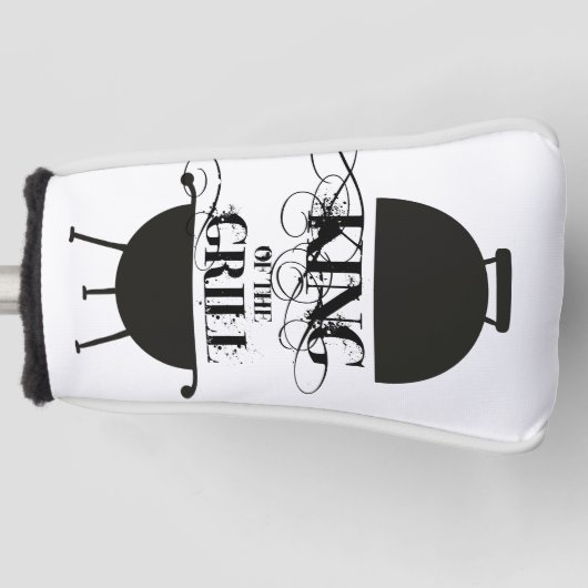 Koning van de Gril Golfheadcover (Voorkant)