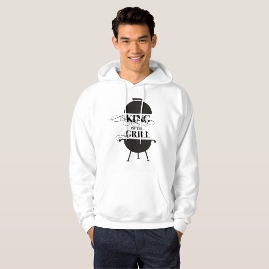 Koning van de Gril Hoodie (Voorkant volledig)
