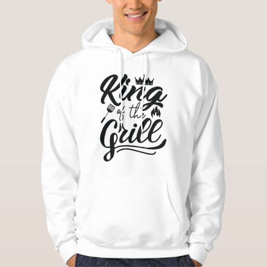 Koning van de Gril Hoodie (Voorkant)