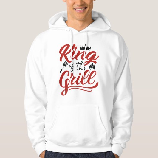 Koning van de Gril Hoodie (Voorkant)