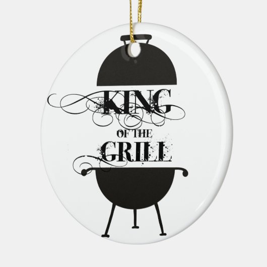 Koning van de Gril Keramisch Ornament (Links)