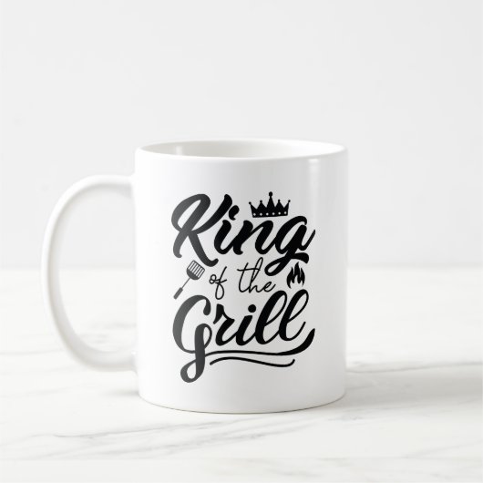 Koning van de Gril Koffiemok (Links)