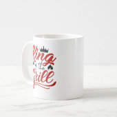 Koning van de Gril Koffiemok (Voorkant links)