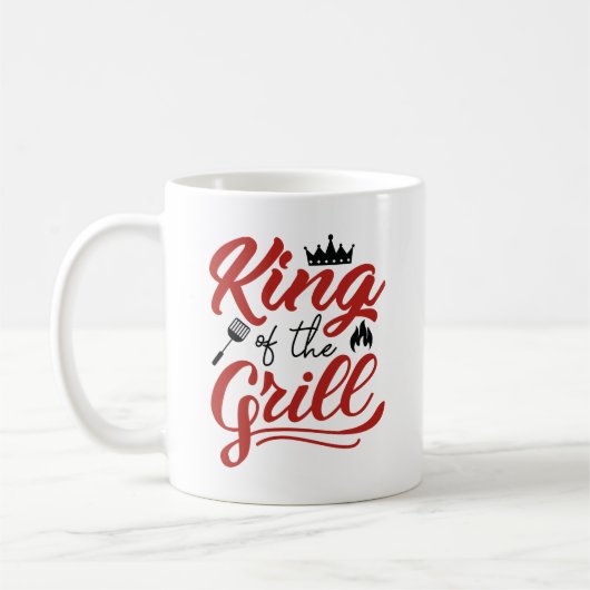Koning van de Gril Koffiemok (Links)