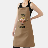 koning van de gril - komische stuurman schort (Insitu)