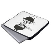 Koning van de Gril Laptop Sleeve (Voorkant onderkant)