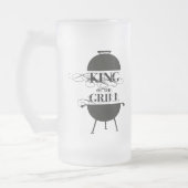 Koning van de Gril Matglas Bierpul (Links)