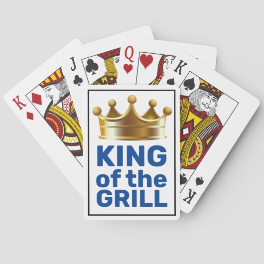 Koning van de Gril Pokerkaarten (Achterkant)