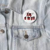 Koning van de gril ronde button 5,7 cm (In situ)