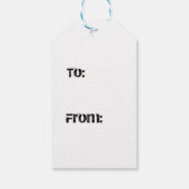 Koning van de Gril, rood Cadeaulabel (Achterkant)