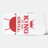 Koning van de Gril, rood Case-Mate iPhone Case (Achterkant (horizontaal))