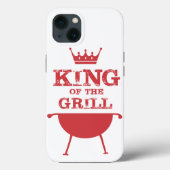 Koning van de Gril, rood Case-Mate iPhone Case (Achterkant)