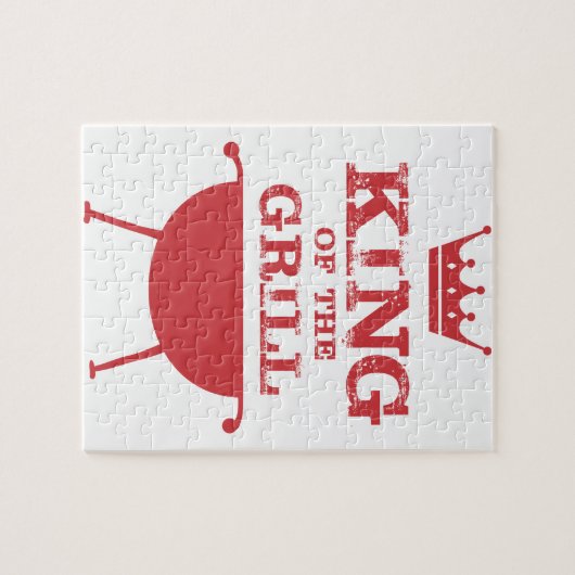 Koning van de Gril, rood Legpuzzel (Horizontaal)