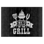 Koning van de Gril Snijplank (Voorkant)