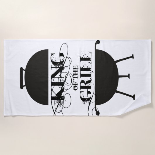 Koning van de Gril Strandlaken (Voorkant)