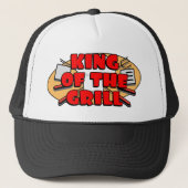 Koning van de Gril Trucker Pet (Voorkant)