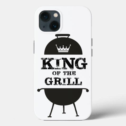 Koning van de Gril, zwart wit Case-Mate iPhone Case (Achterkant)