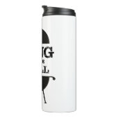 Koning van de Gril, zwarte blauwe kroon Thermosbeker (Geroteerd rechts)