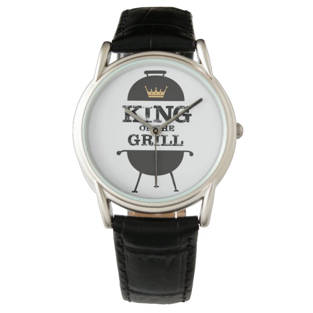 Koning van de Gril, zwarte goudkroon Horloge (Voorkant)