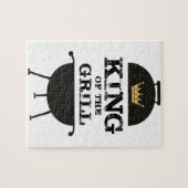 Koning van de Gril, zwarte goudkroon Legpuzzel (Horizontaal)
