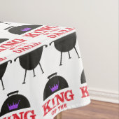 Koning van de Gril, zwarte Paarse kroonrood Tafelkleed (Voorbeeld)
