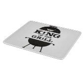 Koning van de Gril, zwarte witte kroon Snijplank (Hoek)