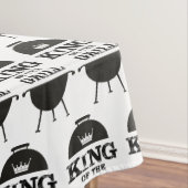 Koning van de Gril, zwarte witte kroon Tafelkleed (Voorbeeld)