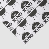 Koning van de Gril, zwarte witte kroon Tissuepapier (Detail)