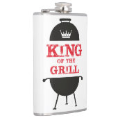 Koning van de Gril, zwarte witte kroonrood Heupfles (Rechts)