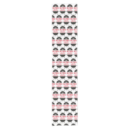 Koning van de Gril, zwarte witte kroonrood Korte Tafelloper (Voorkant)