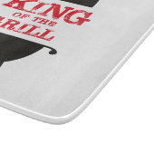 Koning van de Gril, zwarte witte kroonrood Snijplank (Hoek)