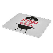 Koning van de Gril, zwarte witte kroonrood Snijplank (Hoek)