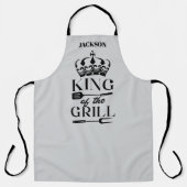 Koning van de Grill All-Over Print Schort (Voorkant)