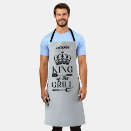 Koning van de Grill All-Over Print Schort