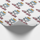 Koning van de Grill. Best grilling Design Idee Cadeaupapier (Hoek)