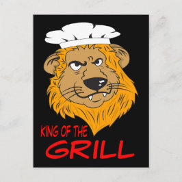 Koning van de Grill, Boze Leeuwenkop, Grappig Briefkaart