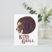 Koning van de Grill Briefkaart (Staand voorkant)
