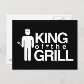 Koning van de Grill Briefkaart (Voorkant / Achterkant)