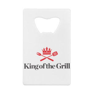 Koning van de Grill Creditkaart Flessenopener