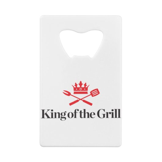 Koning van de Grill Creditkaart Flessenopener (Achterkant)
