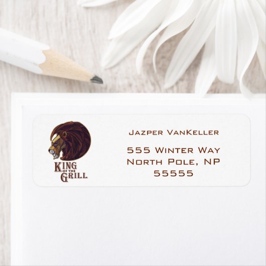 Koning van de Grill Etiket (Insitu)