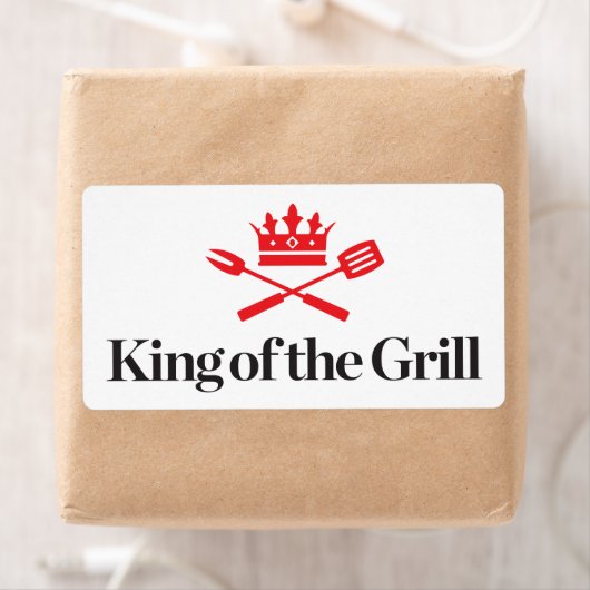 Koning van de Grill Etiket (Insitu)