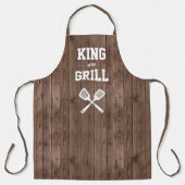 Koning van de Grill Funny Barn Wood Grilling Schort (Voorkant)