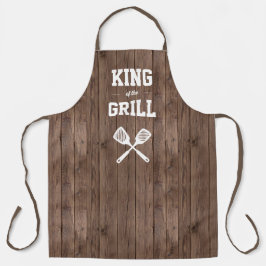 Koning van de Grill Funny Barn Wood Grilling Schort