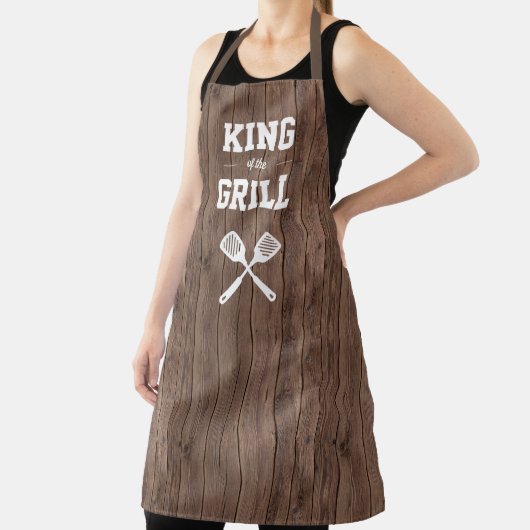 Koning van de Grill Funny Barn Wood Grilling Schort (Insitu)