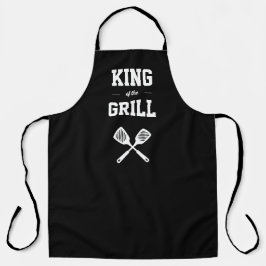 Koning van de Grill Funny Black White Grilling Schort