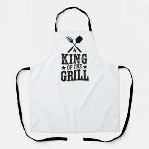 Koning van de Grill Gepersonaliseerde BBQ Master Schort