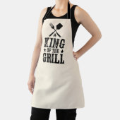 Koning van de Grill Gepersonaliseerde BBQ Master Schort (Insitu)